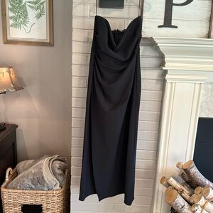 Abercrombie & Fitch Strapless Crepe Dress